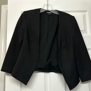 Express Cropped Black Blazer